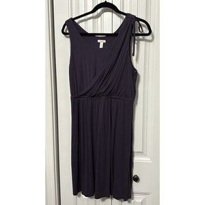 SOMA Dress Women's Purple Wrap Sleeveless Size Medium